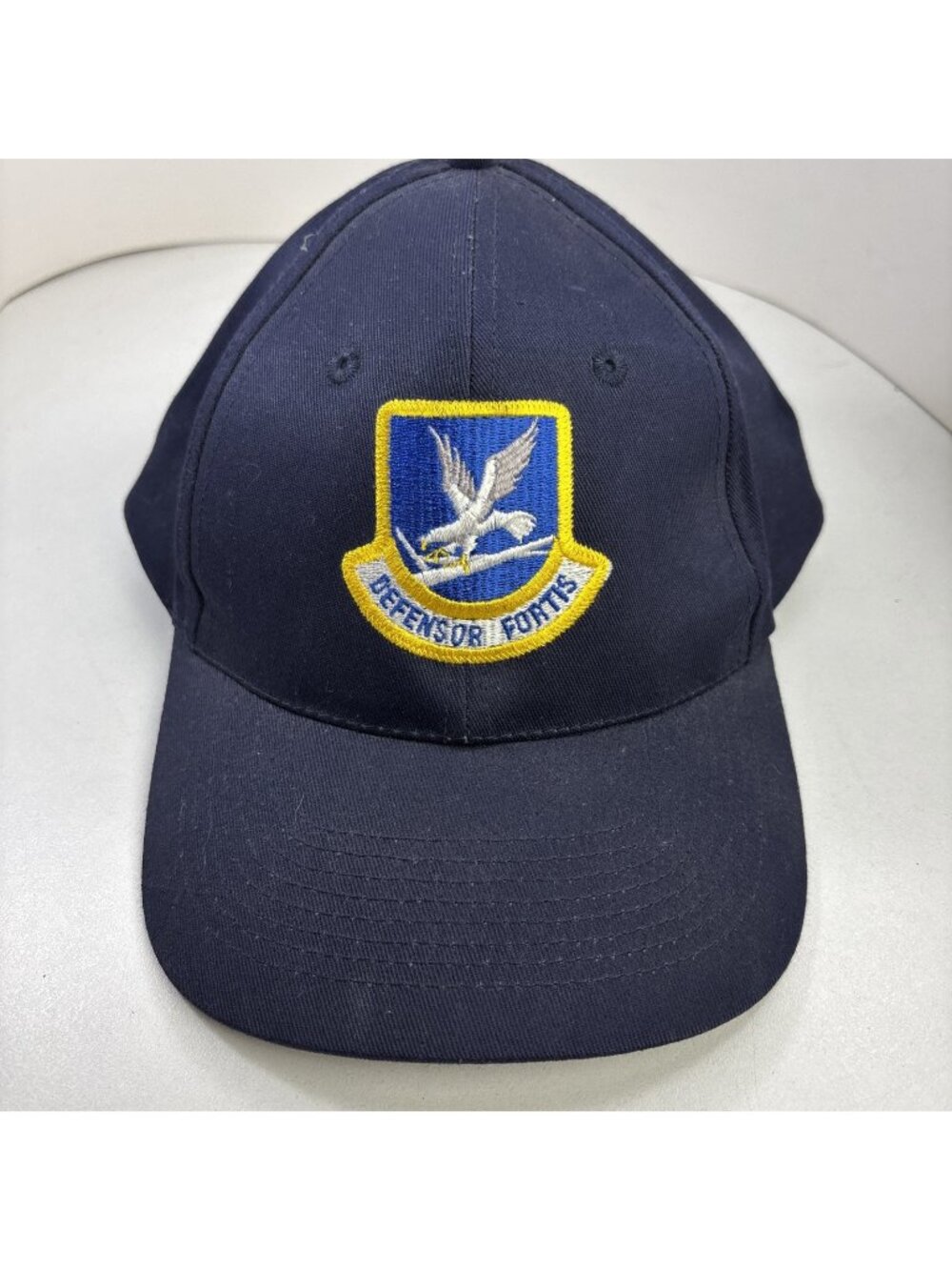 USAF AIR FORCE DEFENSOR FORTIS SHIELD HAT SECURITY FORCE MILITARY POLICE MP GATE